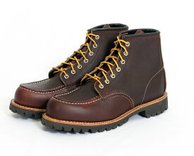 REDWING レッドウィング 6" モックトゥ ワークブーツ ROUGHNECK ラフネック ブライアー「オイルスリック」 Style No.8146