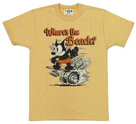 トイズマッコイTOYSMcCOY 半袖 Tシャツ FELIX THE CAT TEE Where's the Beach? フィリックス TMC2344