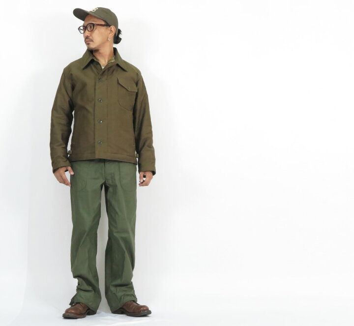 バズりくそンズ Buzz Rickson´s A-2 デッきジャけッと ジャングるくろす BR15155 br15155od-5.jpg