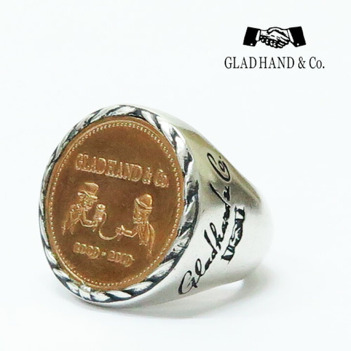 楽天市場】GLAD HAND グラッドハンド 10周年記念 メダル リング 