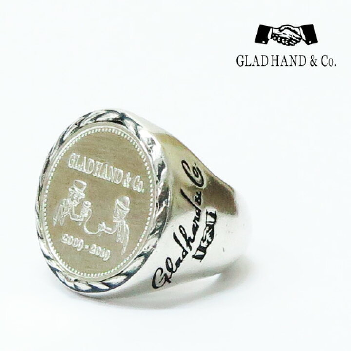 楽天市場】GLAD HAND グラッドハンド 10周年記念 メダル リング 