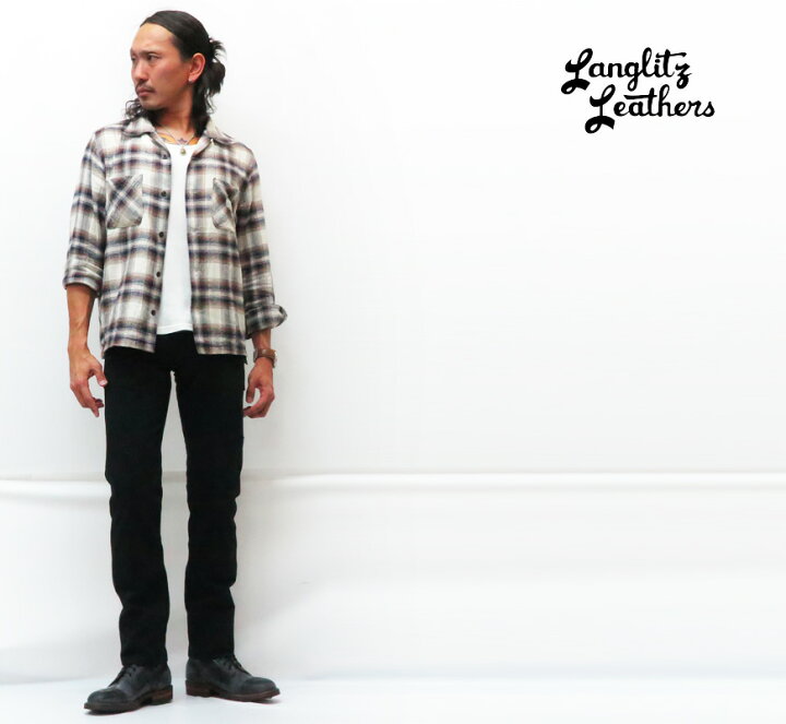 楽天市場】ラングリッツレザーズ Langlitz Leathers 13oz ブラック  