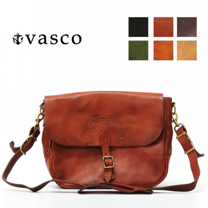 楽天市場】バスコ VASCO レザー ポストマン ショルダーバッグ 