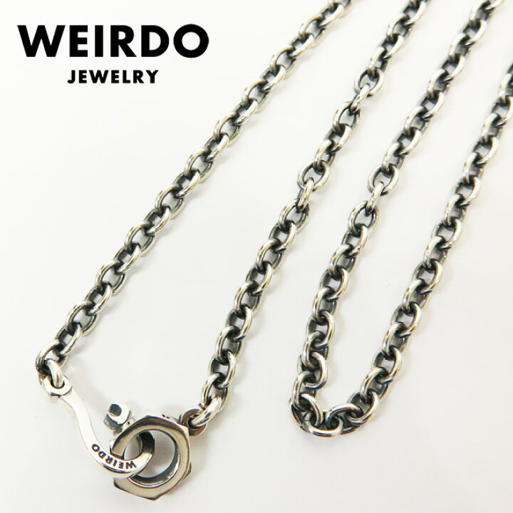 楽天市場】WEIRDO JEWERLY ウィアード ジュエリー NUT CHAIN シルバー 