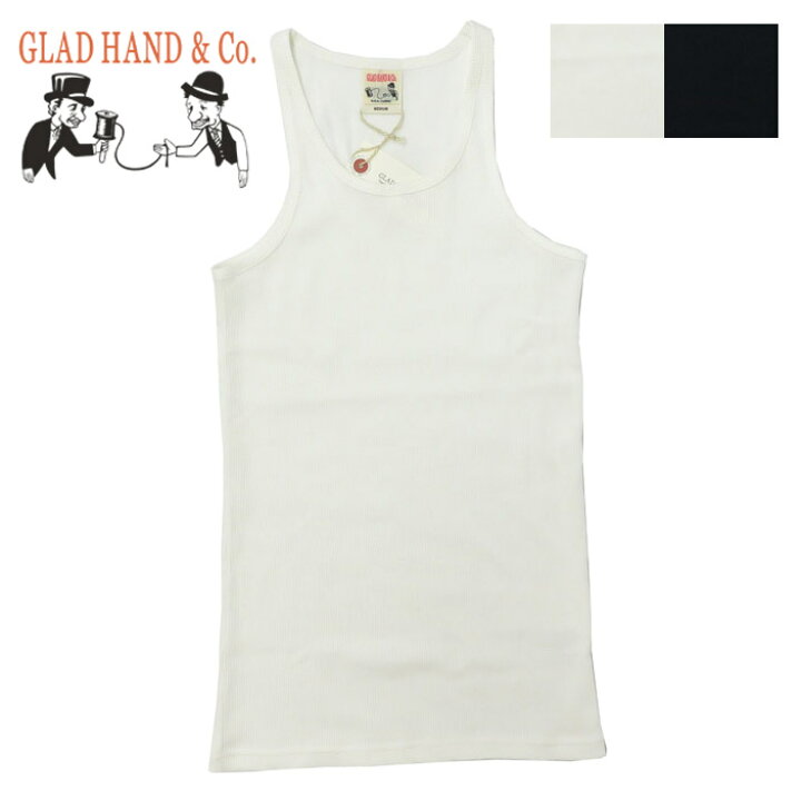 楽天市場】GLAD HAND グラッドハンド タンクトップ 2枚組 テレコ生地 