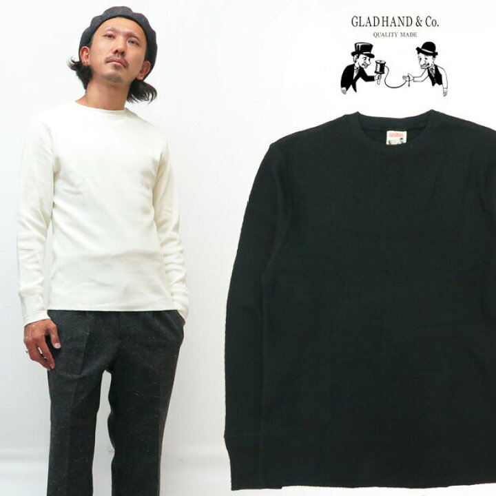 楽天市場】GLAD HAND グラッドハンド 長袖 Tシャツ クルーネック 