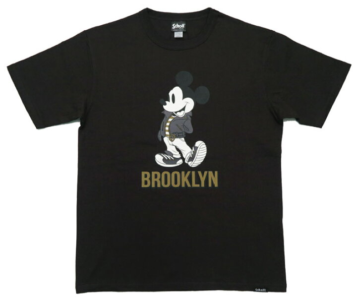 楽天市場】ショット Schott × Disney コラボ 半袖 Tシャツ BROOKLYN 