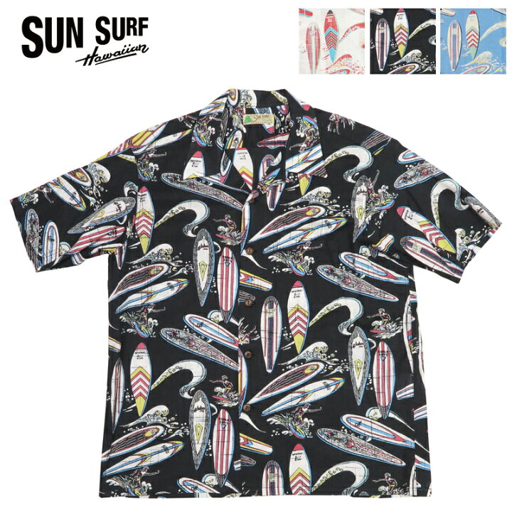 楽天市場】サンサーフ SUN SURF 半袖 コットン/リネン オープンカラー 