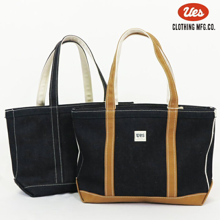 楽天市場】UES ウエス ジップトップ 23ozデニム トートバッグ 811656 