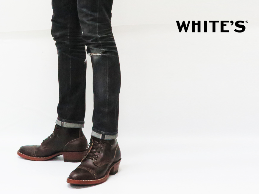 WHITE'S BOOTS Packer 黒×茶コンビ US5.5 ホワイツ