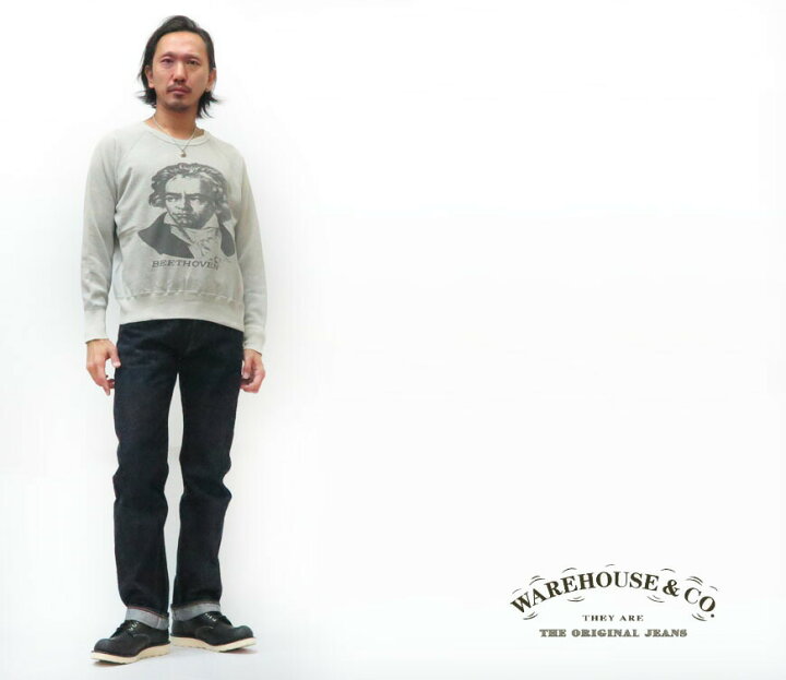 楽天市場】ウェアハウス WAREHOUSE クルーネック スウェット 461 FADED 