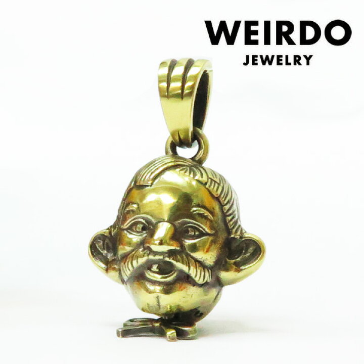 楽天市場】WEIRDO JEWERLY ウィアード ジュエリー DRUNKER HEAD ブラス 