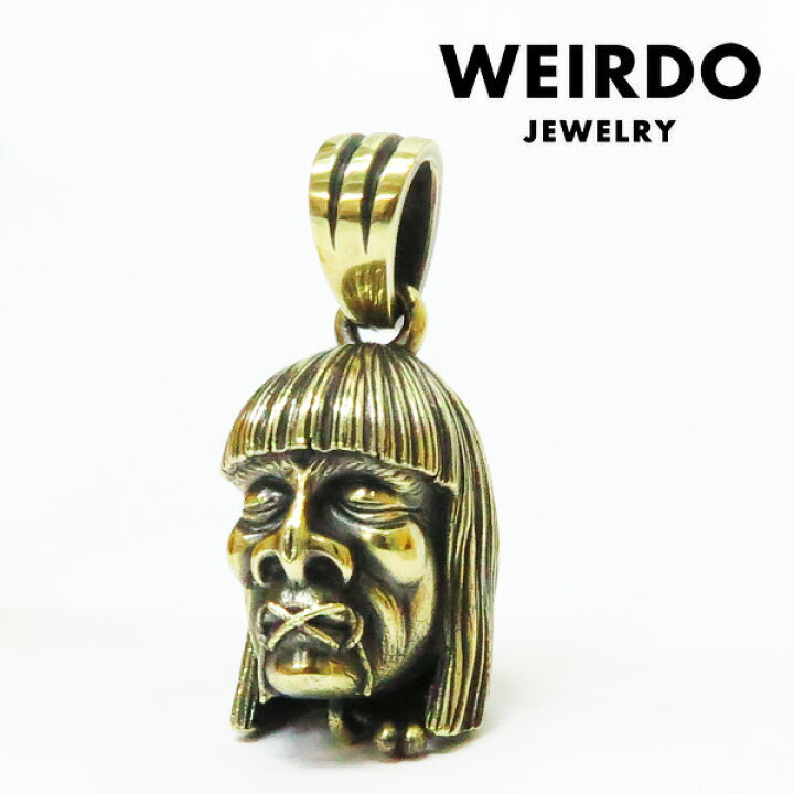 楽天市場】WEIRDO JEWERLY ウィアード ジュエリー DRUNKER HEAD ブラス 