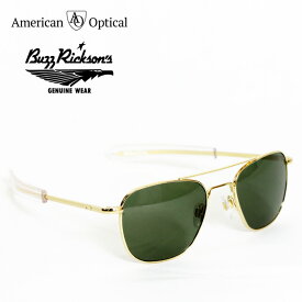 AMERICAN OPTICAL アメリカンオプティカル× BUZZ RICKSON'S バズリクソンズ パイロット サングラス 30周年記念モデル FG58 フライトゴーグル58 Made in U.S.A BR02753