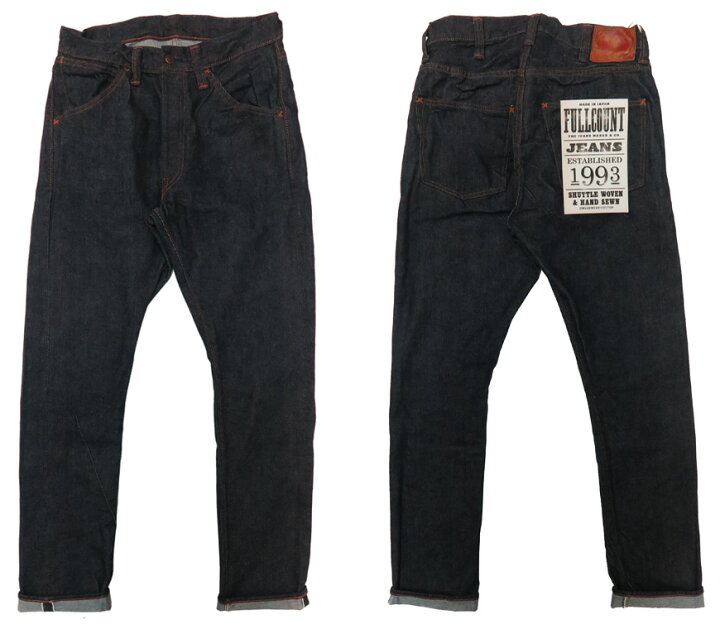 楽天市場】フルカウント FULLCOUNT 1001W 14.4oz 左綾デニム 