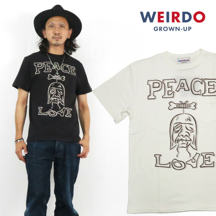 楽天市場】WEIRDO ウィアード 半袖 クルーネック ポケット Tシャツ 