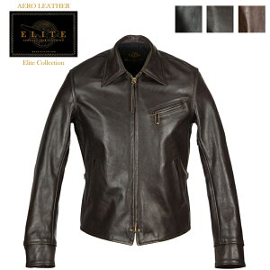 �G�A�����U�[ AERO LEATHER �G���[�g�R���N�V���� Halfbelt Elite �n�[�t�x���g �V���O�� ���C�_�[�X �W���P�b�g �C�^���A�Y�z�[�X�n�C�h �n�v ���U�[