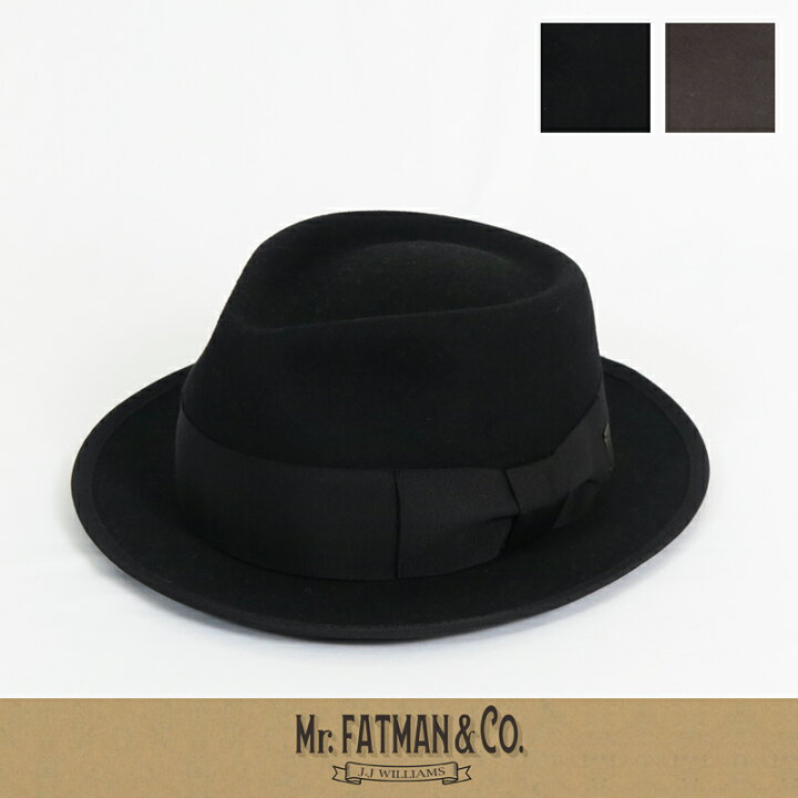 楽天市場】J.J. WILLIAMS FEDORA By Mr.FATMAN ミスターファットマン 
