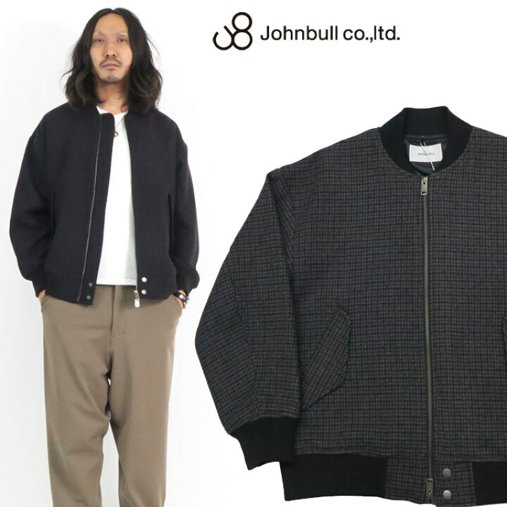 楽天市場】ジョンブル JOHNBULL ガンクラブチェック ウール ブルゾン 