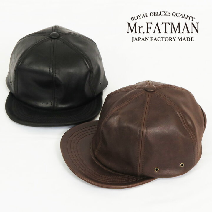 楽天市場】Mr.FATMAN ミスターファットマン ミネルバレザー キャップ 