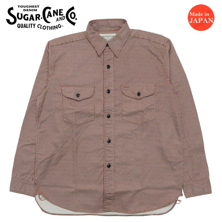 楽天市場】シュガーケーン SUGAR CANE 6oz ハウンドトゥース プリント 