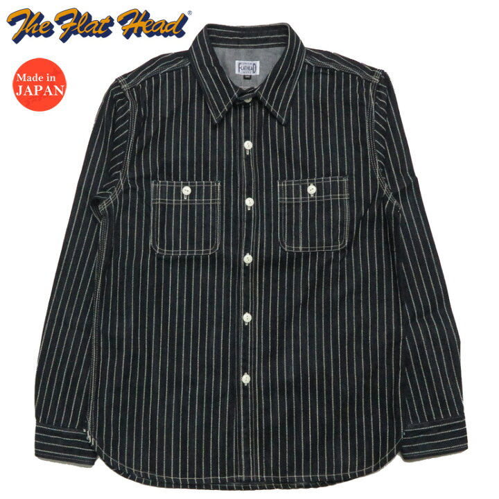 楽天市場】フラットヘッド THE FLAT HEAD 10oz ウォバッシュストライプ  