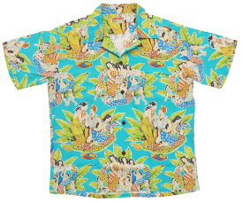 サンサーフ SUN SURF 半袖 レーヨン ハワイアンシャツ 「CELEBRATION」 POLYNESIAN SPORTSWEAR スペシャルエディション SPECIAL EDITION アロハシャツ SS38863