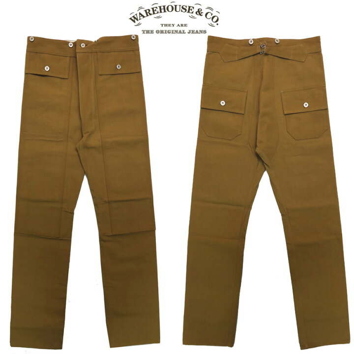 楽天市場】ウェアハウス WAREHOUSE ブラウンダック ダブルニー ワーク 