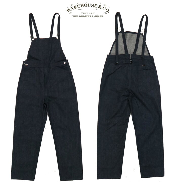 楽天市場】WAREHOUSE ウェアハウス 12oz デニム オーバーオール TURN 
