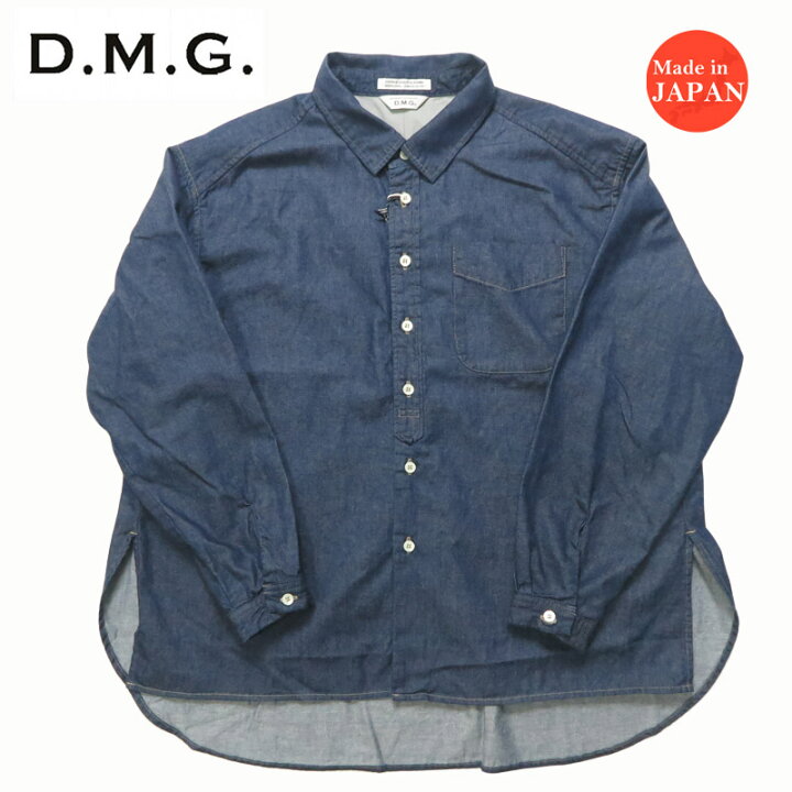 楽天市場】ドミンゴ D.M.G. DOMINGO 5ozデニム ナチュラルシャツ 長袖 