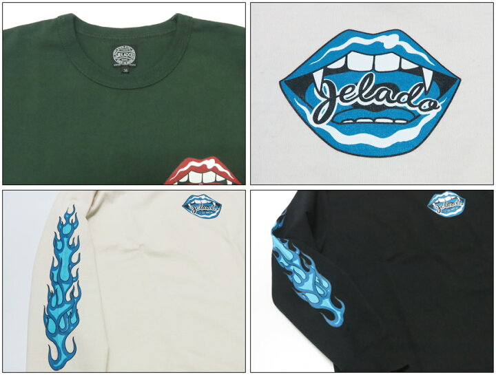 楽天市場】JELADO ジェラード フレームスリーブ 長袖 Tシャツ ロンT 