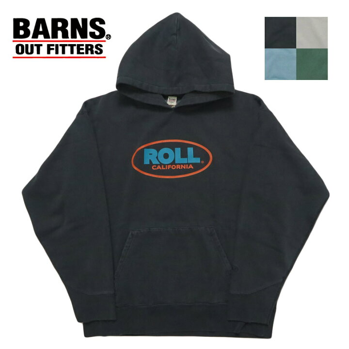 楽天市場】バーンズ BARNS 長袖 プルオーバー スウェット パーカー 
