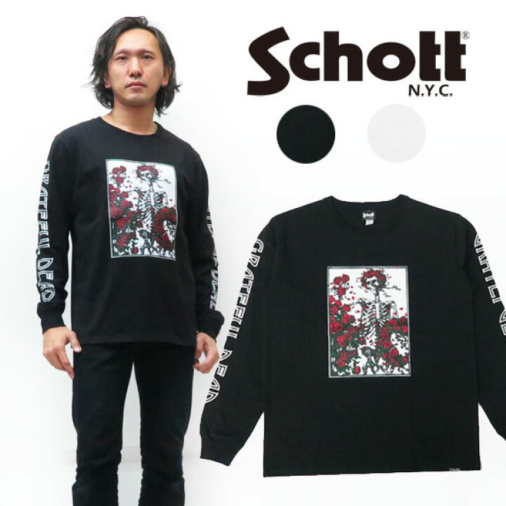 楽天市場】ショット Schott GRATEFUL DEAD グレイトフルデッド 長袖 T 
