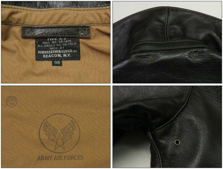 楽天市場】エアロレザー AERO LEATHER フライトジャケット A-2 10490 