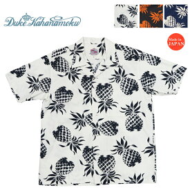 サンサーフ SUN SURF デュークカハナモク 半袖 コットン ハワイアンシャツ DUKE'S PINEAPPLE DUKE KAHANAMOKU アロハシャツ SS37811