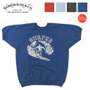 ウェアハウス WAREHOUSE 半袖 スウェット Tシャツ SURFER 2ND-HAND セカンドハンド セコハン 4104 【2025年春夏新作】