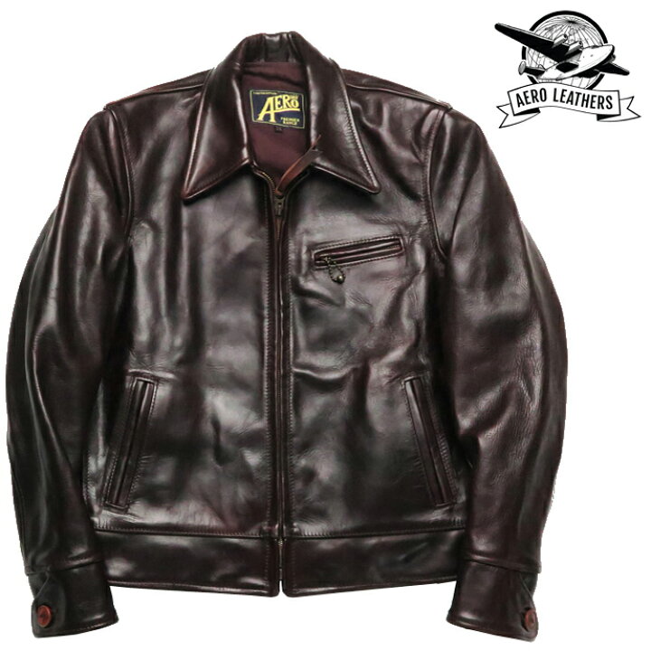 楽天市場】エアロレザー AERO LEATHER ライダースジャケット 