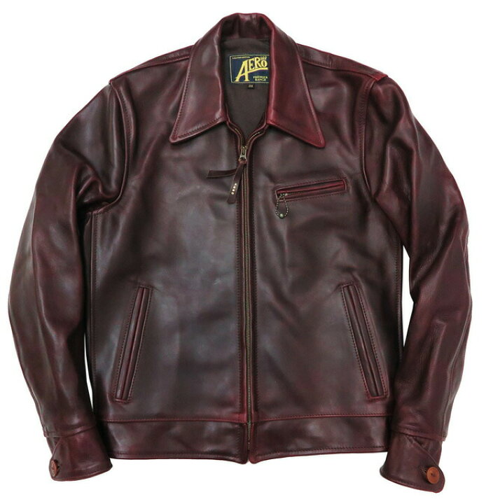 楽天市場】エアロレザー AERO LEATHER ライダースジャケット 