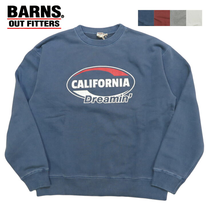 楽天市場】バーンズ BARNS スーパーヘビーウェイト クルーネック 