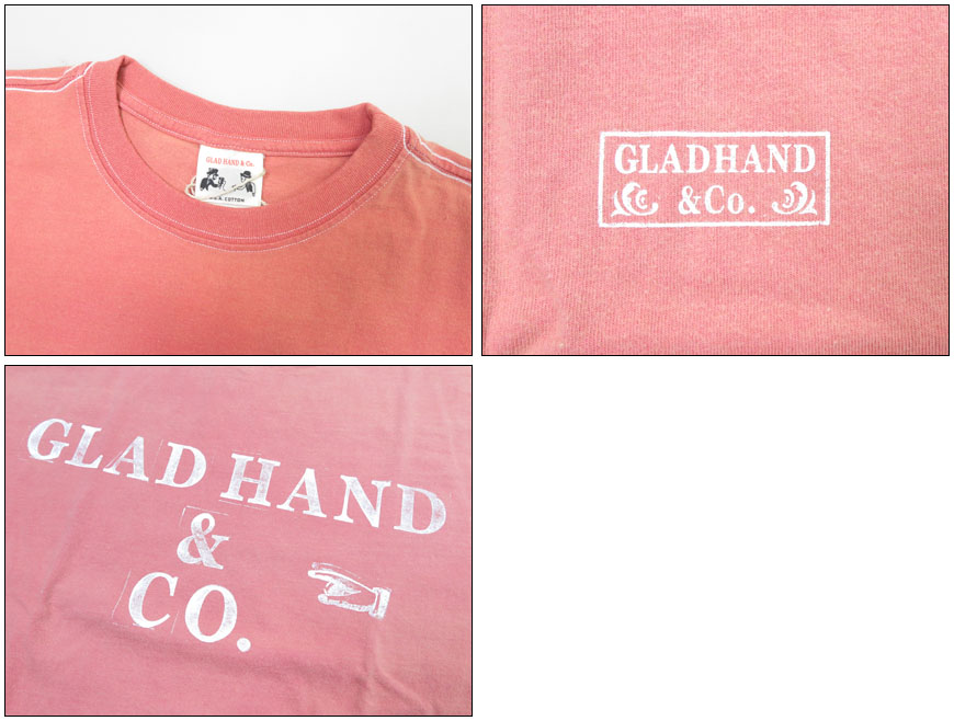 正規激安 GLAD HAND グラッドハンド 半袖 Tシャツ ロゴプリント