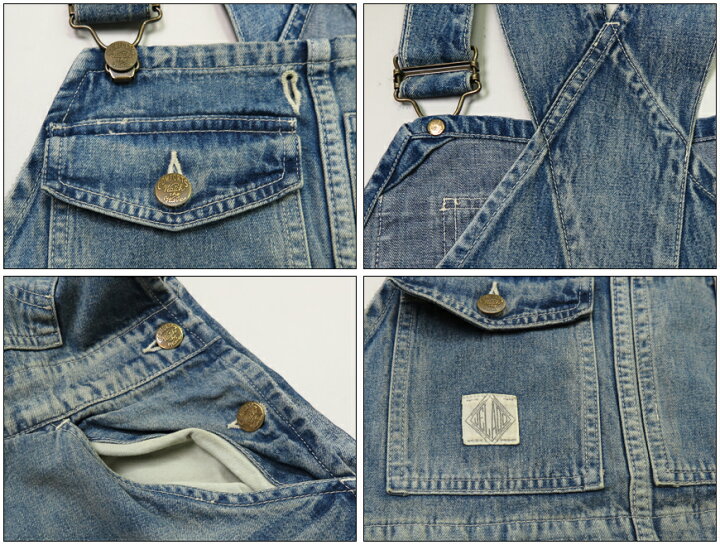 楽天市場】JELADO ジェラード 10oz デニム オーバーオール  