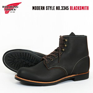 REDWING ���b�h�E�B���O ���[�N�u�[�c BLACKSMITH �u���b�N�X�~�X �u���b�N�u�v���[���[�v Style No.3345