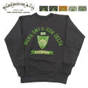 ウェアハウス WAREHOUSE 長袖 セットインフリーダムスリーブ 両V クルーネック スウェット ワッペン SIGMA OMICRON DELTA Lot.403 【2025年秋冬新作】