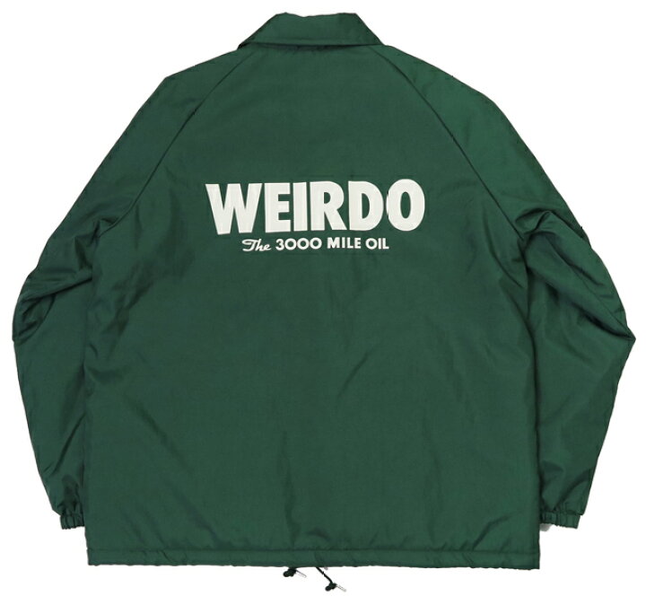 楽天市場】WEIRDO ウィアード 裏ボア コーチジャケット 3000MILE 撥水 