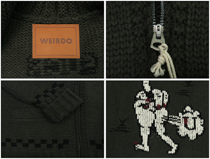 楽天市場】WEIRDO ウィアード シェットランド ウール カウチン 