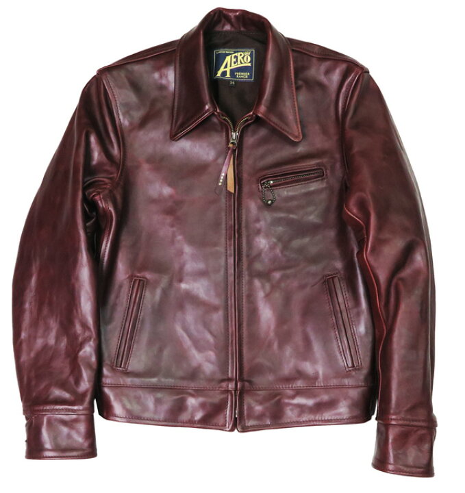 楽天市場】エアロレザー AERO LEATHER ライダースジャケット 