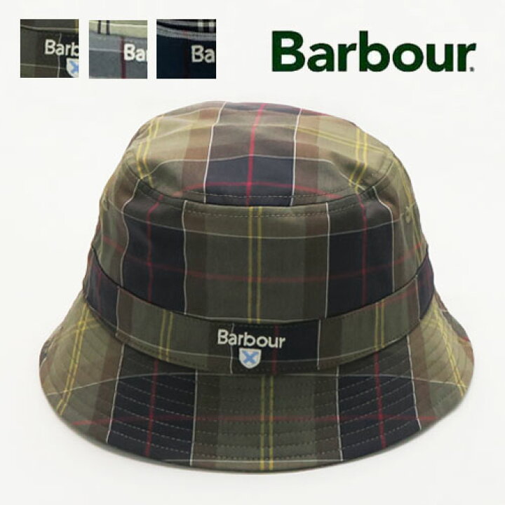 楽天市場】Barbour バブアー キャップ タータンチェック バケット 