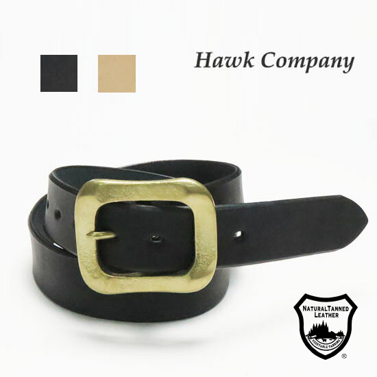 ホークカンパニー HAWK COMPANY 栃木レザー ベルト 真鍮バックル 牛革 メンズ レディース 1614 | アースマーケット