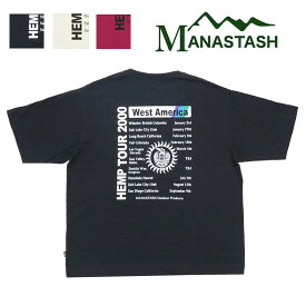 MANASTASH マナスタッシュ 半袖 ヘンプ Tシャツ HEMP TEE 2000 7123037