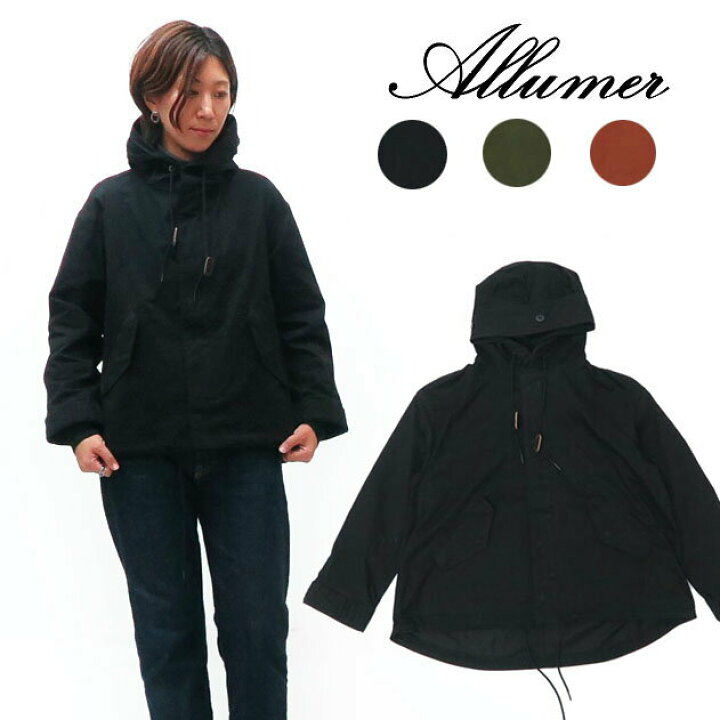 楽天市場 Allumer アリュメール 長袖 ショート モッズ コート ジャケット レディース アースマーケット